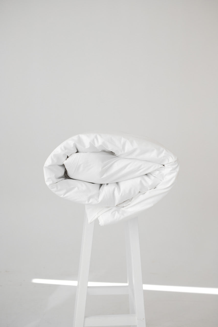 Набір постільної білизни 100% бавовна, колір білий - Original Textile