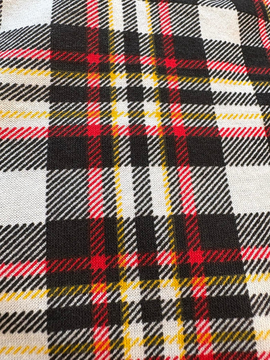 Чоловічий піжамний комплект City Chill, штани в клітинку та чорна футболка