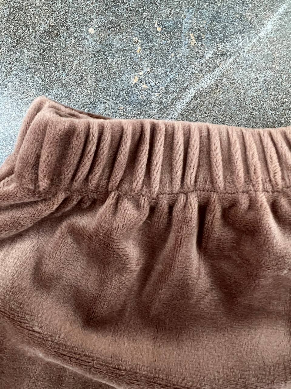 Тепла жіноча піжама, велюр плюш. Домашній костюм. Колір графіт