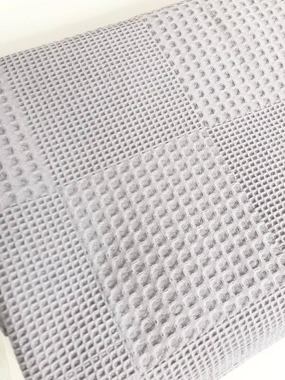 Чоловічий банний набір з кілтом на липучці і рушником, світло-сірий