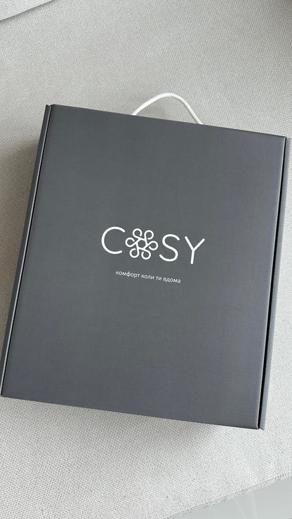 Жіночий довгий халат з трикотажного бавовняного велюру In Love французький сірий