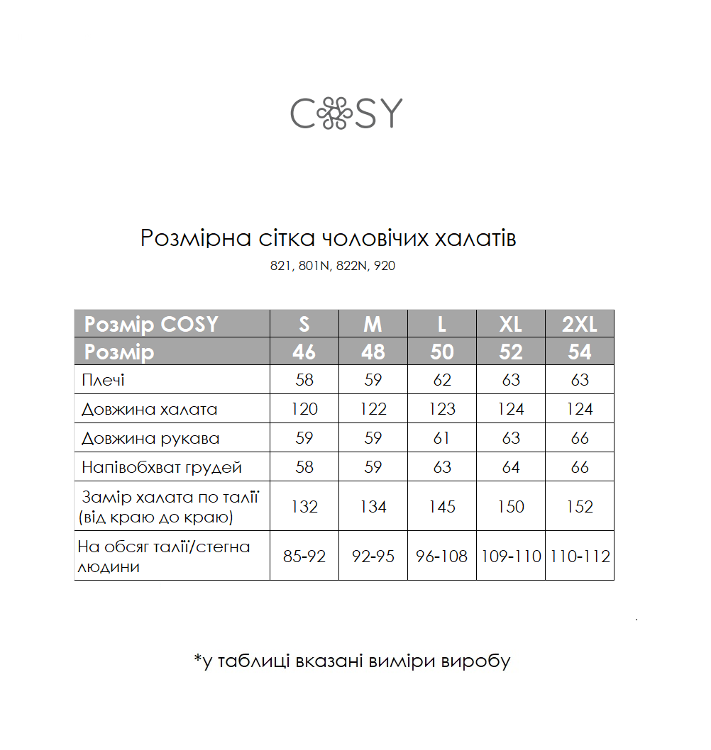 Чоловічий вафельний халат з 100% бавовни темно-сірий